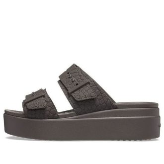 Crocs (WMNS) 2 Straps Brooklyn «Braun» 208667-206