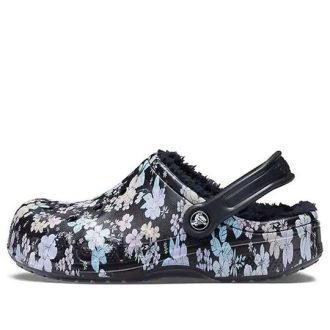 Crocs (WMNS) Baya Lined Clogs «Schwarz Weiß» 205975-0CV