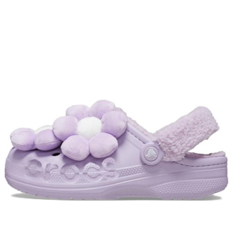 Crocs (WMNS) Baya Lined Fuzz Strap Singles Day «Lila Weiß» 209234-90H