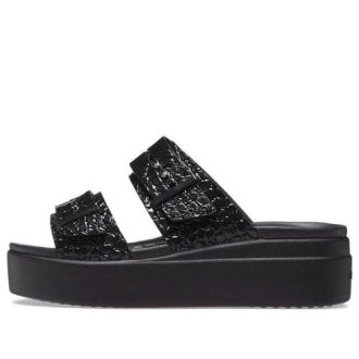 Crocs (WMNS) Brooklyn Croco Shine Buckle «Schwarz» 209361