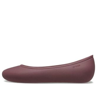 Crocs (WMNS) Brooklyn Flats «Dark Cherry» 209384-6WD