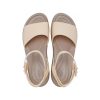 Crocs (WMNS) Brooklyn Knöchelriemen-Keilsandalen «Cremeweißbraun» 209406-2DS
