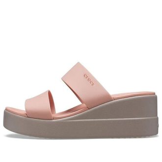 Crocs (WMNS) Brooklyn Leichte Blassrosa Sandalen 206219-6RL