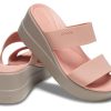 Crocs (WMNS) Brooklyn Leichte Blassrosa Sandalen 206219-6RL