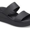 Crocs (WMNS) Brooklyn Leichte Schwarze Sandalen 206219-060