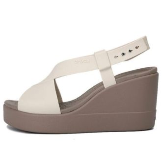 Crocs (WMNS) Brooklyn Lightweight Cement Gray Sandalen «Grau» 206222-16T