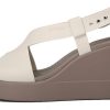 Crocs (WMNS) Brooklyn Lightweight Cement Gray Sandalen «Grau» 206222-16T