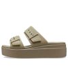 Crocs (WMNS) Brooklyn Low Sandalen «Khaki» 207431