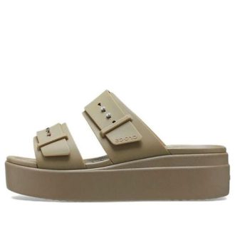 Crocs (WMNS) Brooklyn Low Sandalen «Khaki» 207431