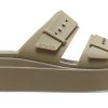 Crocs (WMNS) Brooklyn Low Wedge Sandal «Beige» 207431-260
