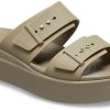 Crocs (WMNS) Brooklyn Low Wedge Sandal «Beige» 207431-260