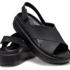 Crocs (WMNS) Brooklyn Luxe Cross Strap «Schwarz» 209407-060