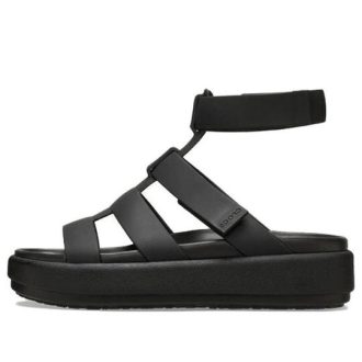 Crocs (WMNS) Brooklyn Luxe Gladiator Sandalen «Schwarz» 209557-060