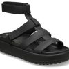 Crocs (WMNS) Brooklyn Luxe Gladiator Sandalen «Schwarz» 209557-060