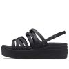 Crocs (WMNS) Brooklyn Riemchensandalen in Schwarz 206751-001