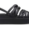 Crocs (WMNS) Brooklyn Riemchensandalen in Schwarz 206751-001