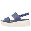 Crocs (WMNS) Brooklyn Sandalen mit dicker Sohle Blaugrau «Blue Grey» 206453-46K
