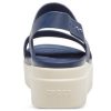 Crocs (WMNS) Brooklyn Sandalen mit dicker Sohle Blaugrau «Blue Grey» 206453-46K