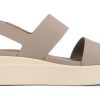 Crocs (WMNS) Brooklyn Sandalen mit dicker Sohle, Grau, 206453-15W