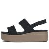 Crocs (WMNS) Brooklyn Schwarze Sandalen mit dicker Sohle «Schwarz» 206453-07H