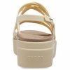 Crocs (WMNS) Brooklyn Strappy Low Wedge «Bone» 206751-2Y2
