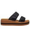 Crocs (WMNS) Brooklyn Woven Buckle Sandalen «Schwarz Braun» 209978-001