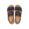 Crocs (WMNS) Brooklyn Woven Wedge Sandalen «Blau Braun» 209977-410