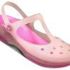 Crocs (WMNS) Classic Clog Beach Rote Sandalen 11209-66E