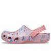 Crocs (WMNS) Classic Clog Liberty London Beach Rosa Sandalen 206447-9A5