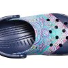 Crocs (WMNS) Classic Clog Liberty London Beach Tiefblaue Sandalen 206447-410 Crocs (WMNS) Classic Clog Liberty London Beach Tiefblaue Sandalen 206447-410