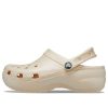 Crocs (WMNS) Classic Clog Platform Shimmer «Vanilla» 208590-108