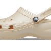 Crocs (WMNS) Classic Clog Platform Shimmer «Vanilla» 208590-108
