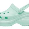 Crocs (WMNS) Classic Clog Retro Sandalen mit dicker Sohle, Mintgrün, 206302-3TI