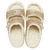 Crocs (WMNS) Classic Cozzzy Glitter Sandalen «Multi Gold» 208124-93S