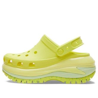 Crocs (WMNS) Classic Crush Clogs «Fluoreszierendes Grün» 207988-76M