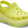 Crocs (WMNS) Classic Crush Clogs «Fluoreszierendes Grün» 207988-76M