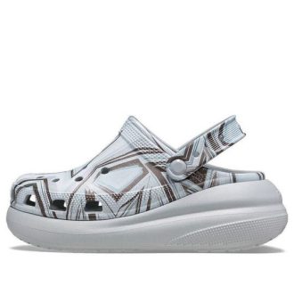 Crocs (WMNS) Classic Crush Disco Clog «Clear Bue» 208121-0ZT