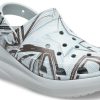 Crocs (WMNS) Classic Crush Disco Clog «Clear Bue» 208121-0ZT