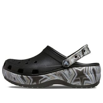 Crocs (WMNS) Classic Crush Disco Clog «Schwarz» 208123-0C4