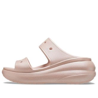 Crocs (WMNS) Classic Crush Shimmer «Pink» 208602-6TY