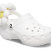 Crocs (WMNS) Classic Flower Clogs «Weiß» 209236-90H