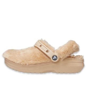 Crocs (WMNS) Classic Fur Sure Clogs «Chai» 207303-212