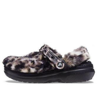 Crocs (WMNS) Classic Fur Sure «Lined Animal Oreo» 207303-0C4