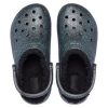 Crocs (WMNS) Classic Glitter Schwarz gefütterte Clogs «Starry Skies» 205842-9BD