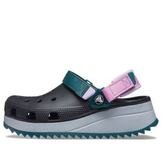 Crocs (WMNS) Classic Hiker Clog «Black Grey Teal» 206772-988