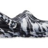 Crocs (WMNS) Classic Lined Clog Outdoor-Sandalen «Marbled White Black» 207180-103