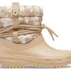 Crocs (WMNS) Classic Neo Puff Luxe Stiefel «Beige Weiß» 207312-2E9