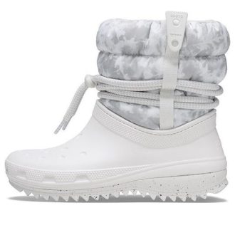 Crocs (WMNS) Classic Neo Puff Luxe Stiefel «Weiß Grau» 207312-1CR