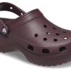 Crocs (WMNS) Classic Plateau Clogs «Dunkle Kirsche» 206750-6WD