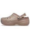 Crocs (WMNS) Classic Plateau-Clogs mit Futter «Mushroom» 207938-195